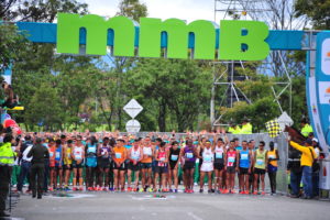 media maratón de Bogotá